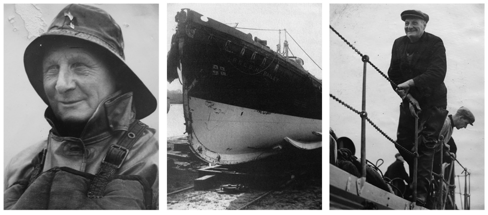Henry Bloogs, 65 year old Coxon of the Cromer No Lifeboat, HF Bailey,  for 38 years