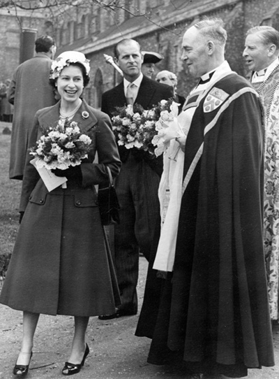 Kenneth Mathew, the "Naval Dean" of St Albans Cathedral